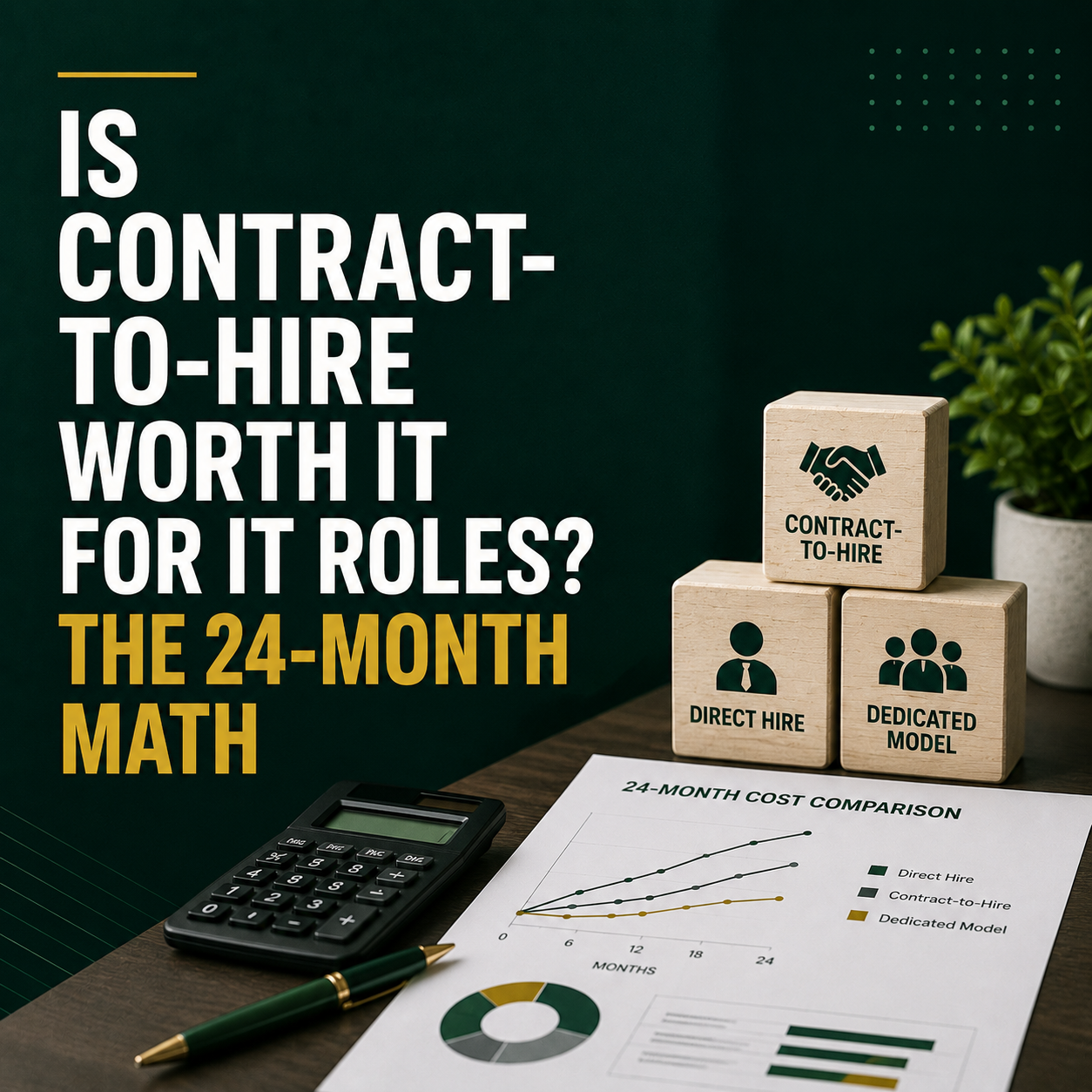 Is Contract-to-Hire Worth It for IT Roles? The 24-Month Math