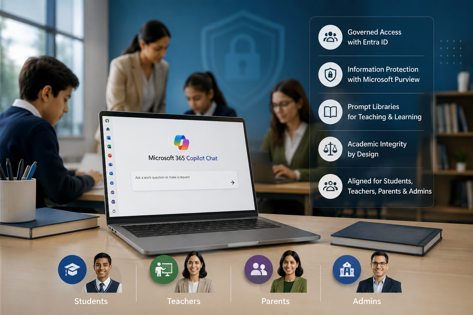 Governed AI Rollout for Students, Teachers, and Staff Using M365 Copilot Chat